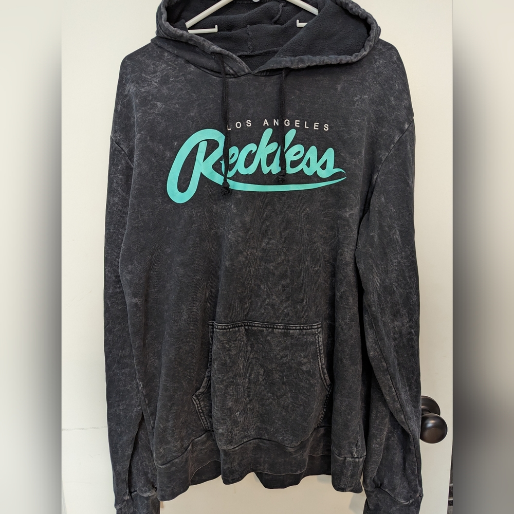 Charcoal Grey Young & Reckless Hoodie